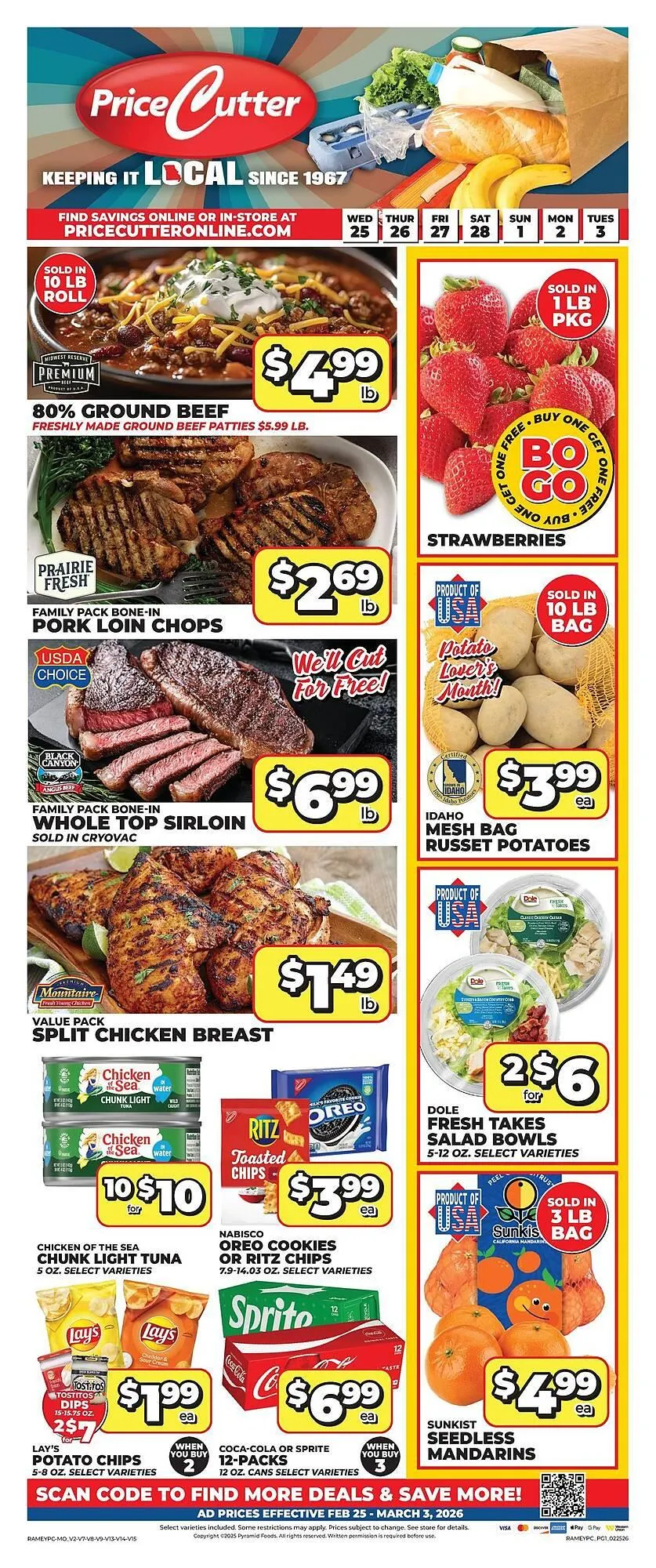 Weekly ad Price Cutter weekly ad from February 25 to March 3 2026 - Page 3