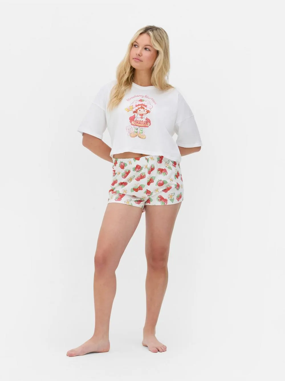 Strawberry Shortcake Shorts Pajamas