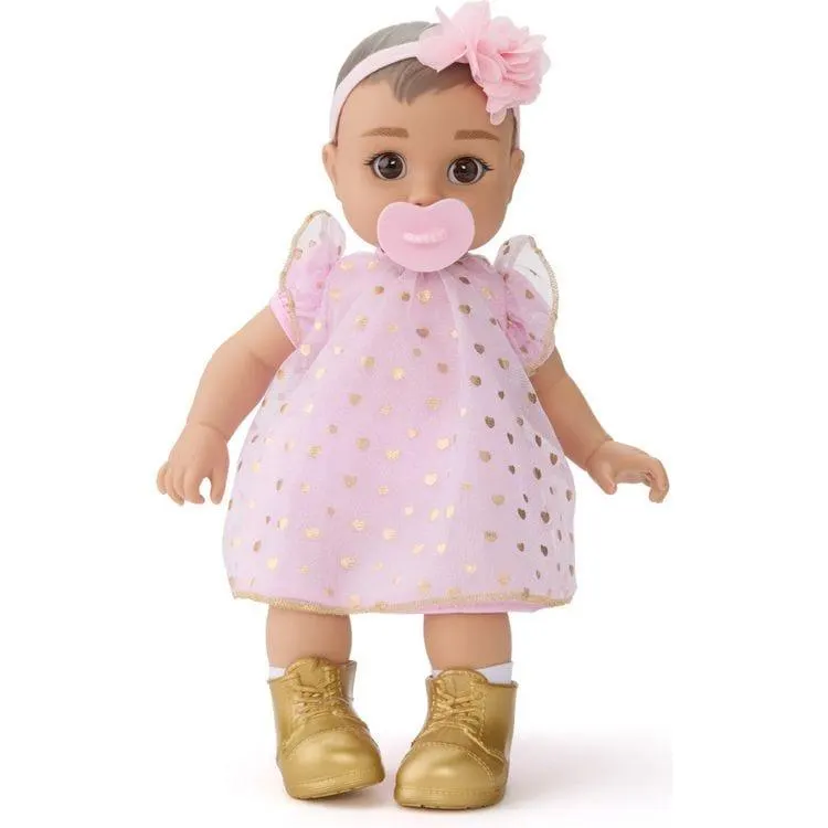 Cuddle Baby Doll 14-Inches - Brown Hair