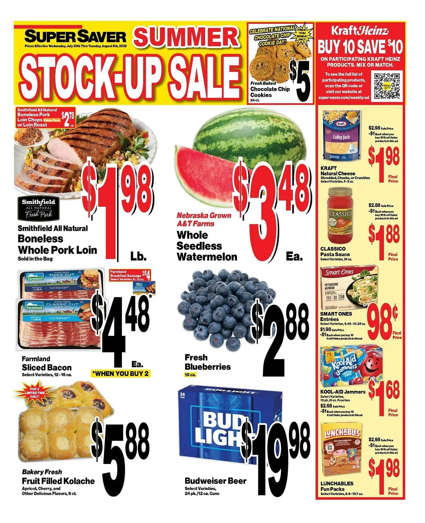 Weekly ad Super Saver Weekly Ad from July 30 to August 6 2025 - Page 1