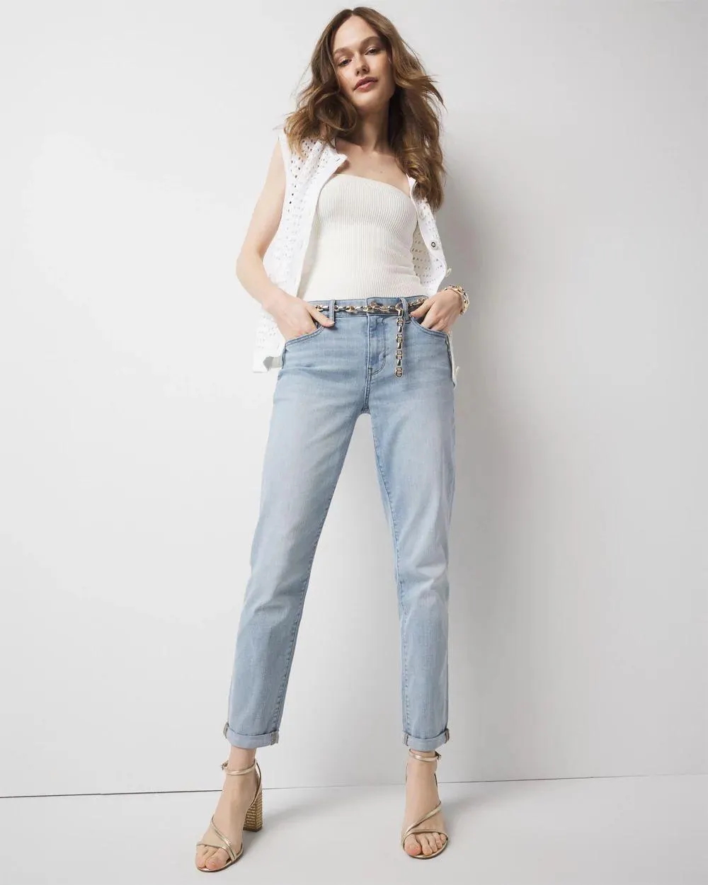 Mid-Rise Girlfriend Jean