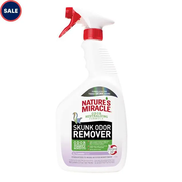 Nature's Miracle Skunk Odor Remover Lavender Scent for Dogs, 32 fl. oz.