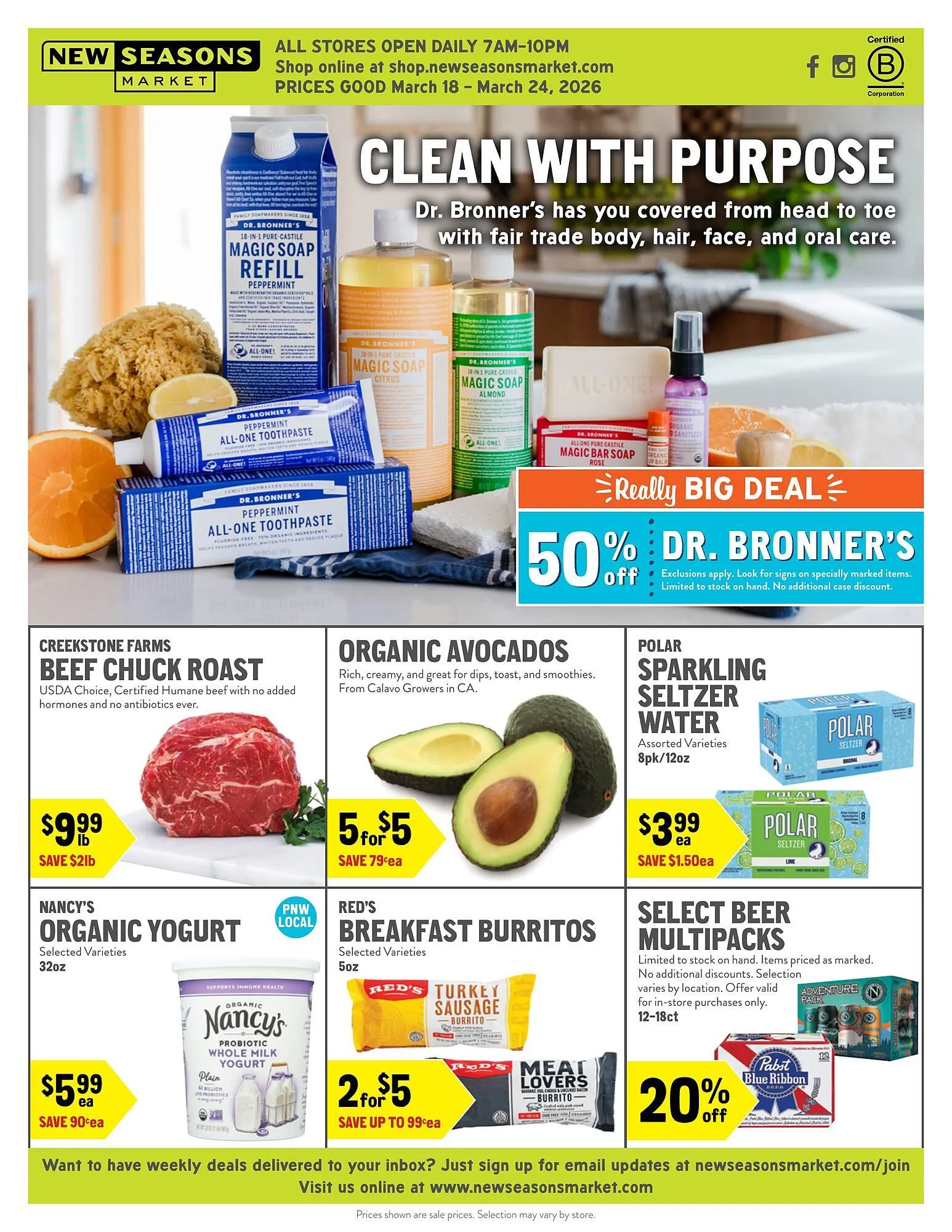 Weekly ad New Seasons Market weekly ad from March 18 to March 24 2026 - Page 1