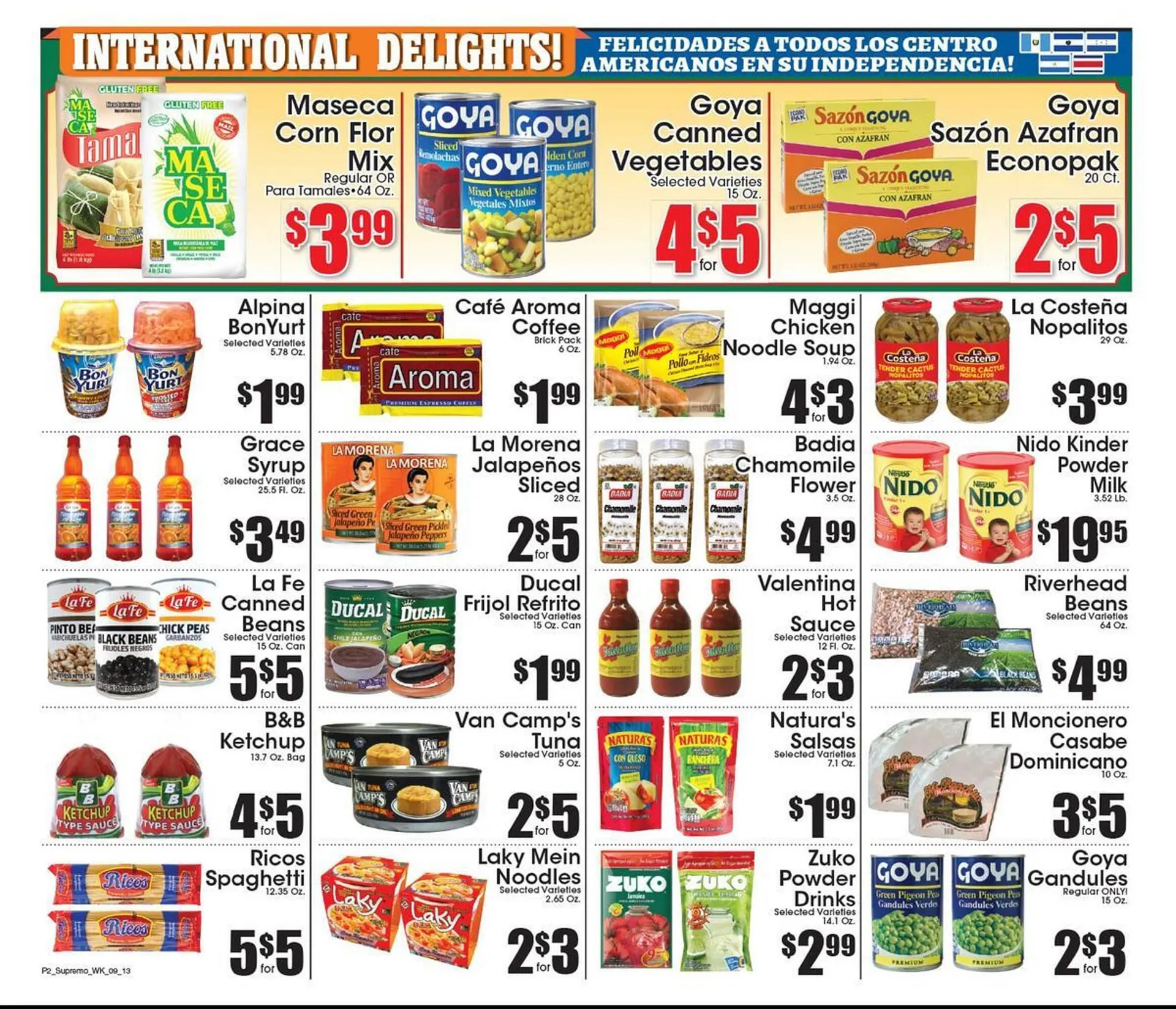 Weekly promotion Supremo Foods Inc weekly ad spanning from September 13 to September 19 2025 - Page 2 for Catalogue 365