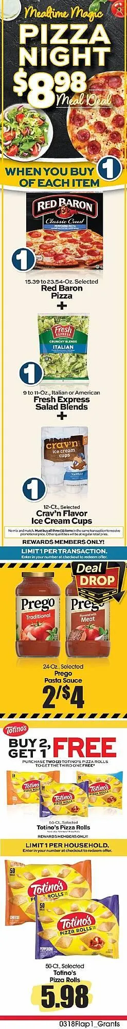 Weekly ad Grants Supermarket weekly ad from March 18 to March 24 2026 - Page 1