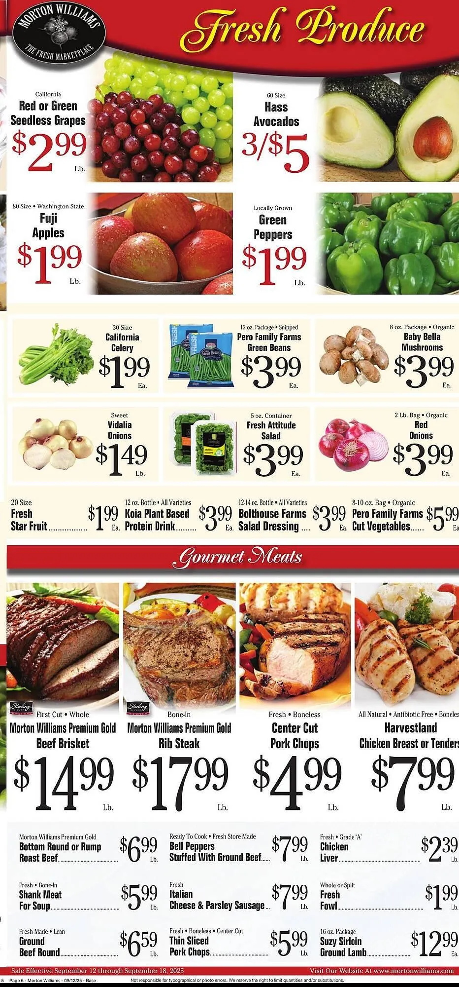 Weekly ad Morton Williams weekly ad from September 12 to September 18 2025 - Page 6