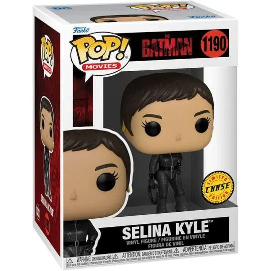 Funko POP! Movies - The Batman (2022) Vinyl Figure - SELINA KYLE (Catwoman)(Unmasked) #1190 *CHASE*
