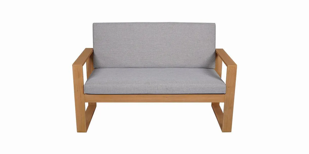 Bocay Outdoor 2 Seater Sofa Light Gray