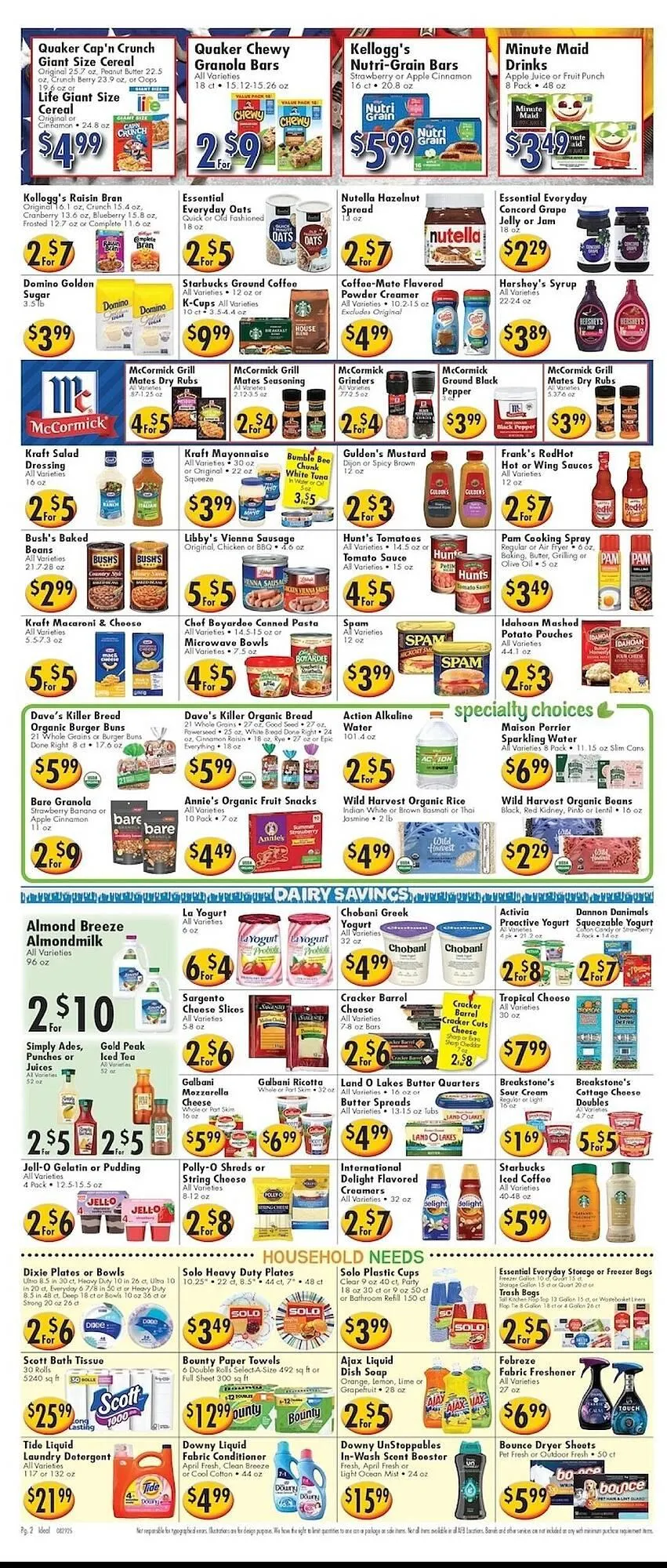 Weekly ad Ideal Food Basket circular from August 29 to September 4 2025 - Page 2