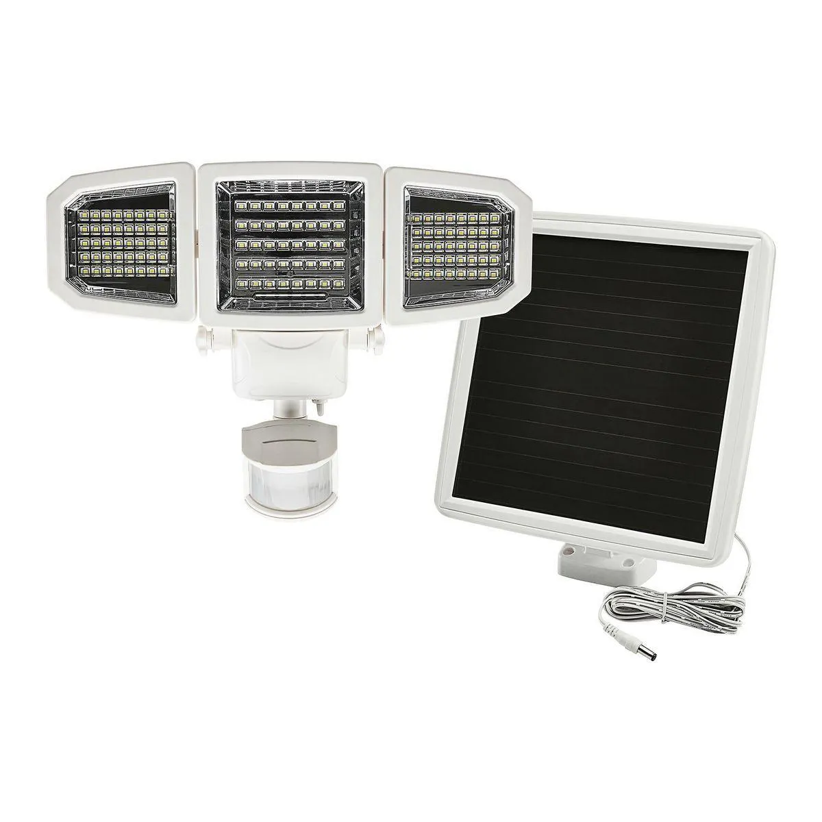 2850 Lumen Triple Head LED Solar Security Light