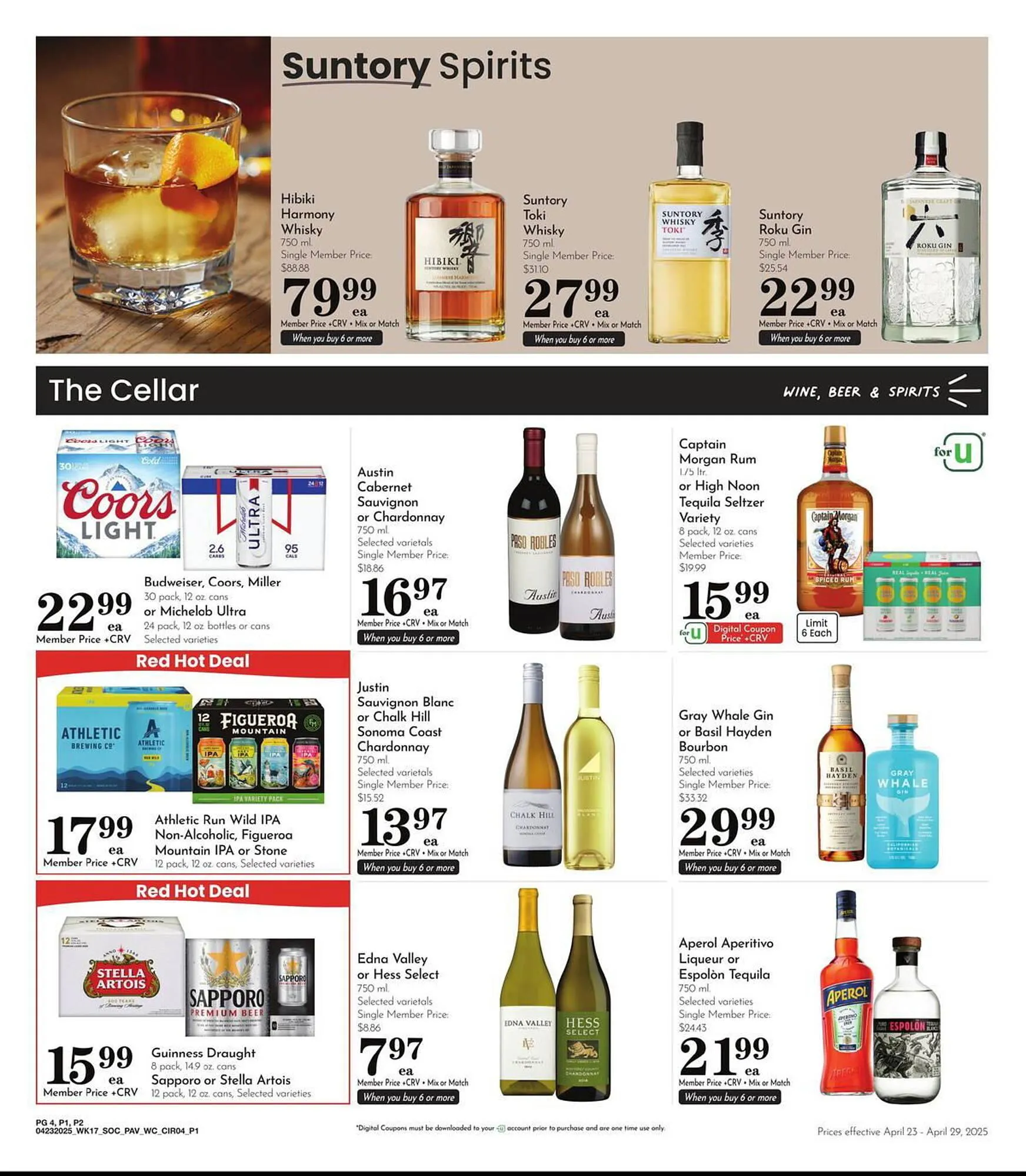 Weekly ad Pavilions Weekly Ad from April 23 to April 29 2025 - Page 4