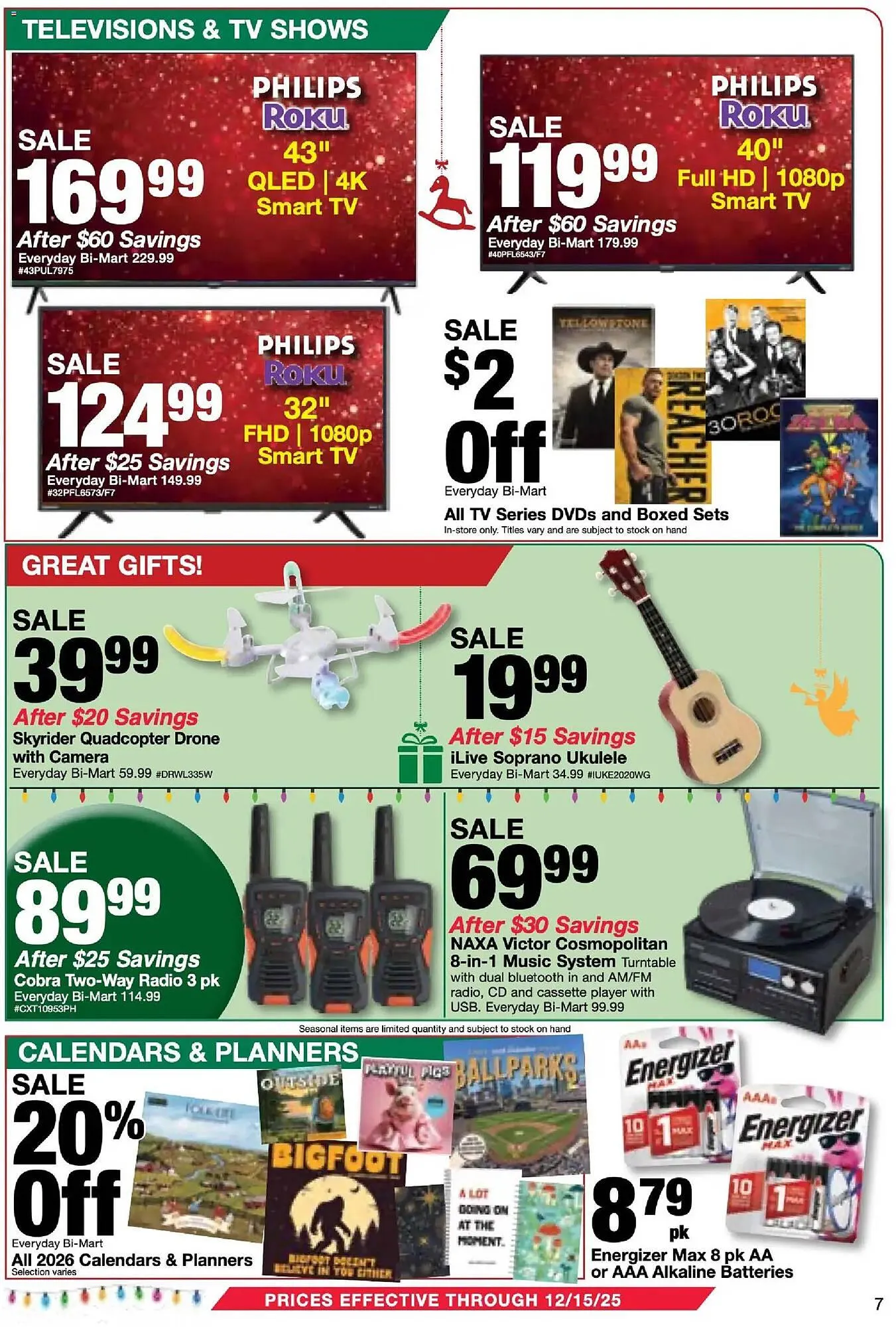 Weekly ad Bi-Mart weekly ad from December 2 to December 15 2025 - Page 7