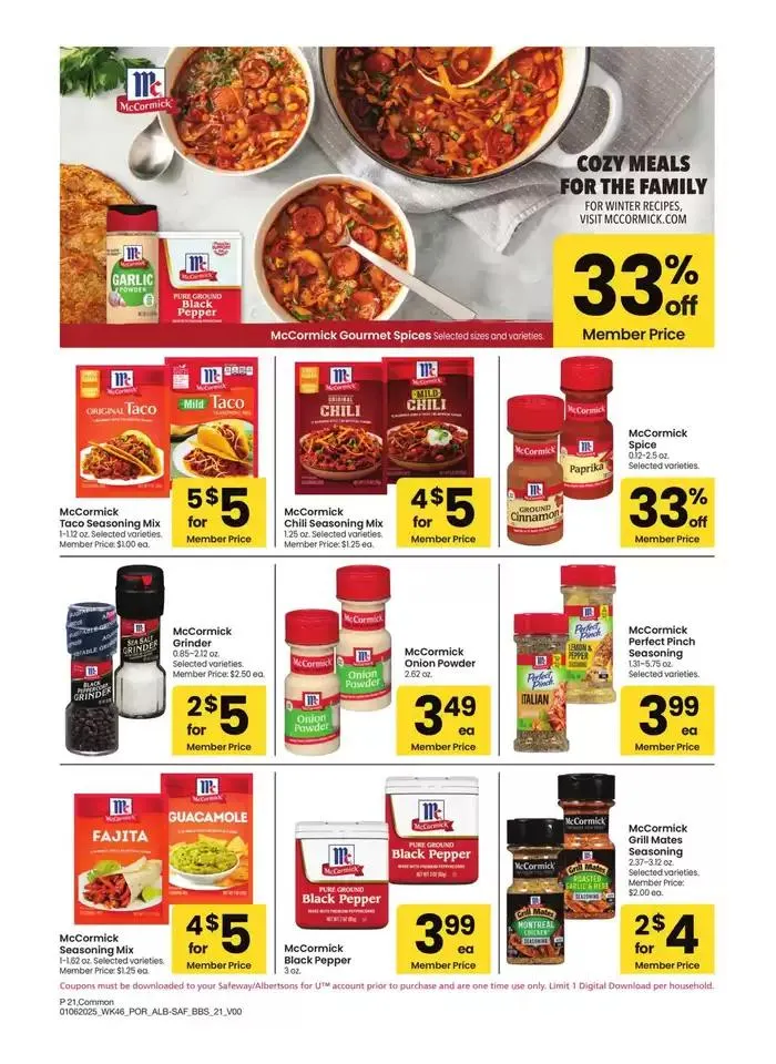 Weekly ad Albertsons - Portland - BBS from January 6 to February 2 2025 - Page 21
