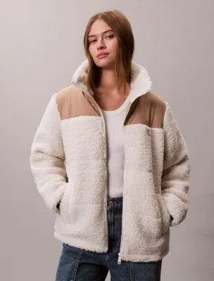 Sherpa Puffer Jacket