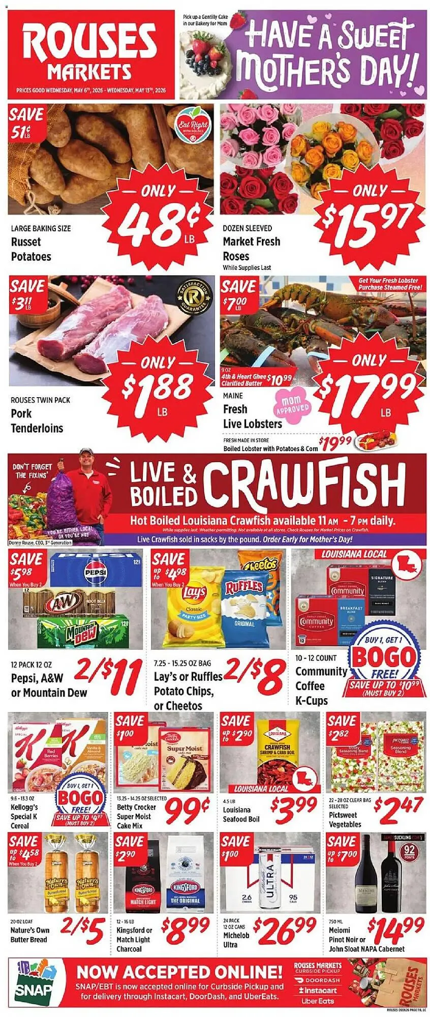Weekly promotion Rouses weekly ad spanning from May 6 to May 12 2026 - Page 2 for Catalogue 365