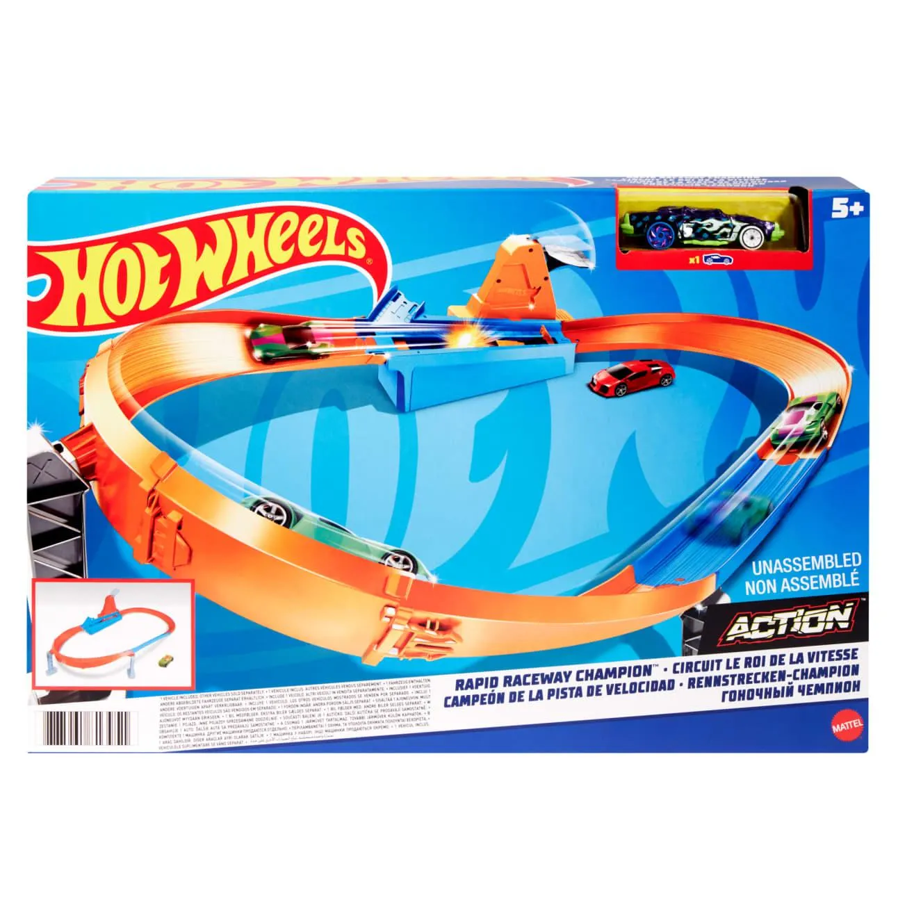 Hot Wheels Rapid Raceway Champion Play Set