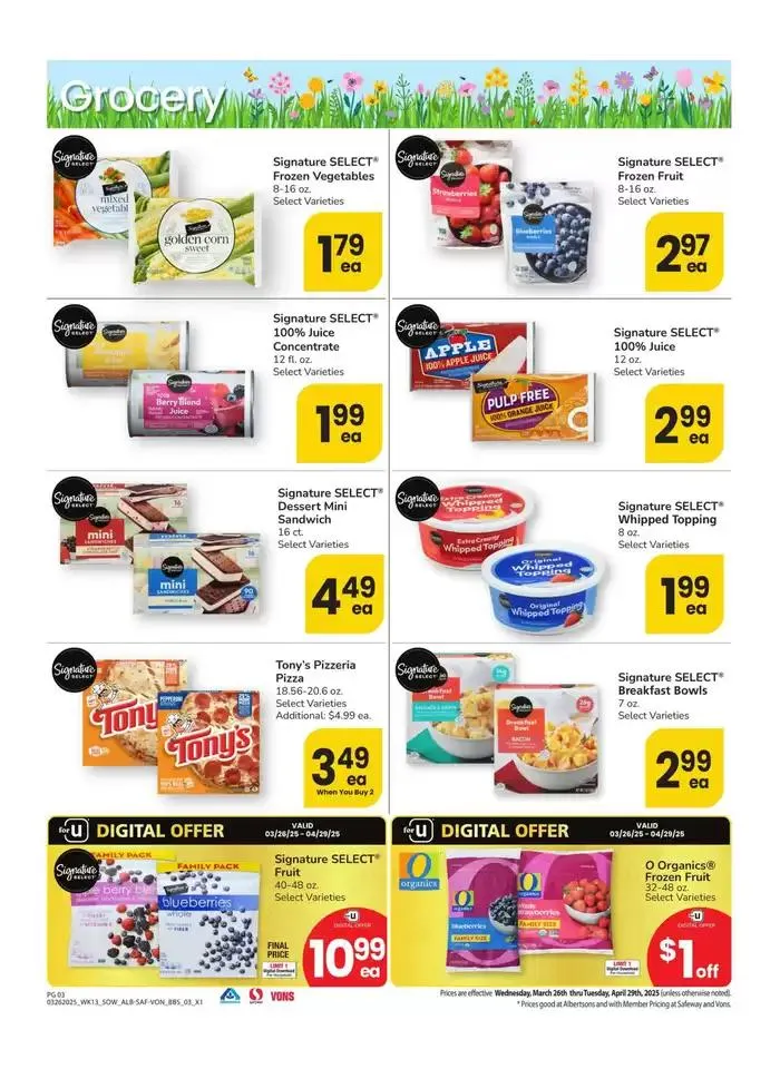 Weekly ad Albertsons - Southwest - BBS from March 26 to April 29 2025 - Page 3