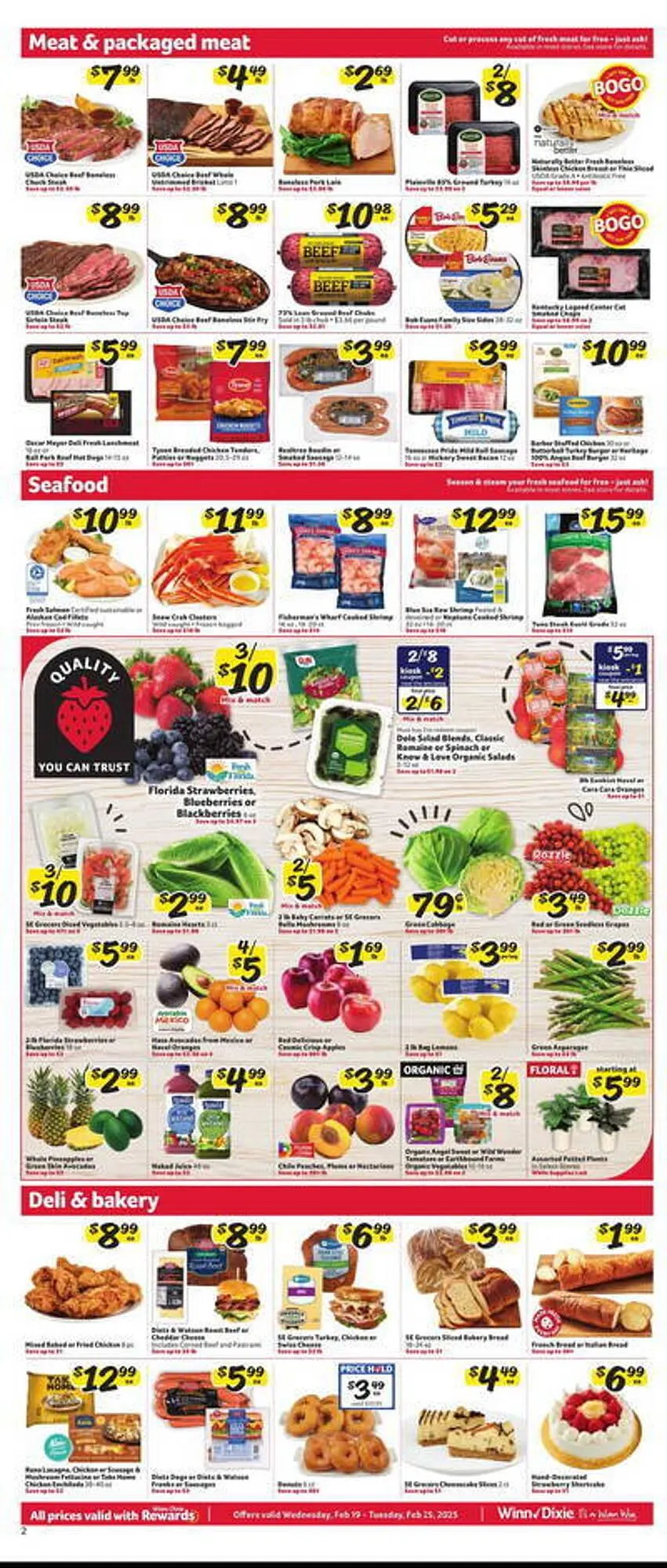 Weekly ad Winn Dixie Weekly Ad from February 19 to February 25 2025 - Page 2