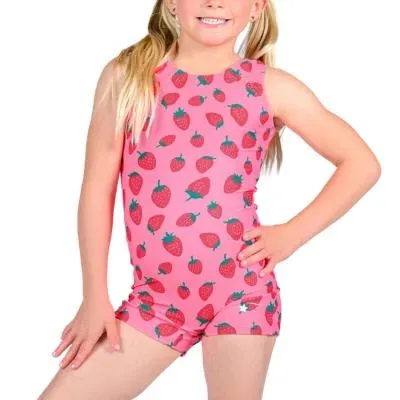 Girls' Destira Strawberry Field Leotard