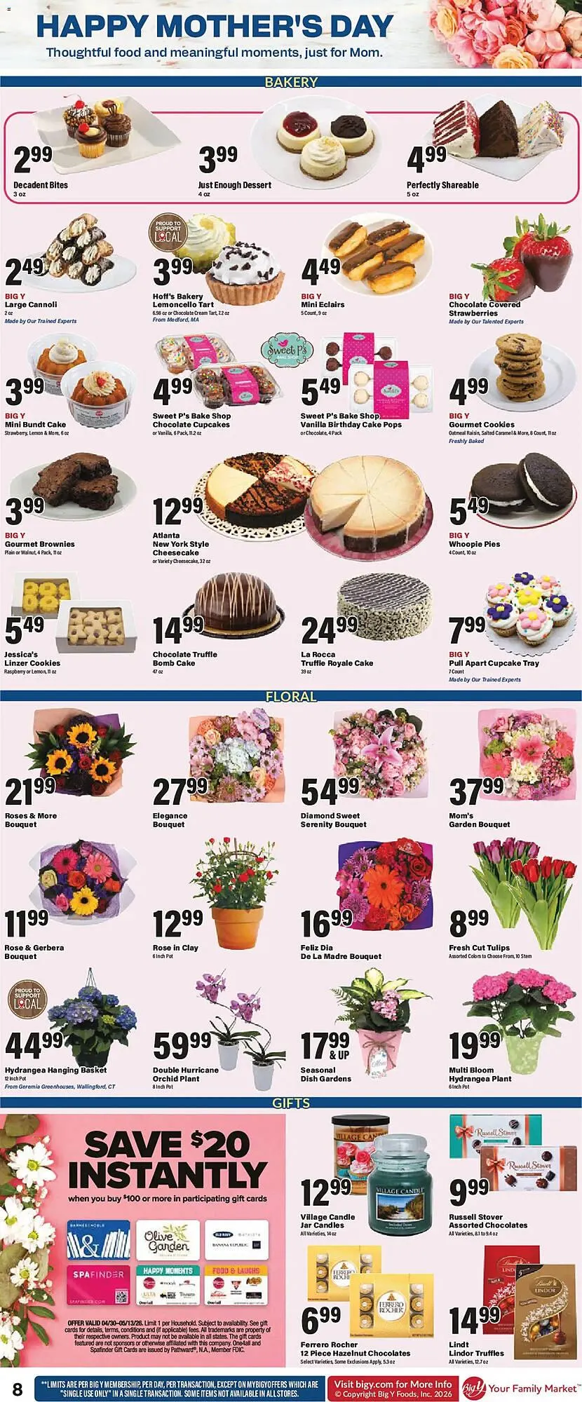 Weekly promotion Big Y flyer spanning from May 7 to May 14 2026 - Page 11 for Catalogue 365