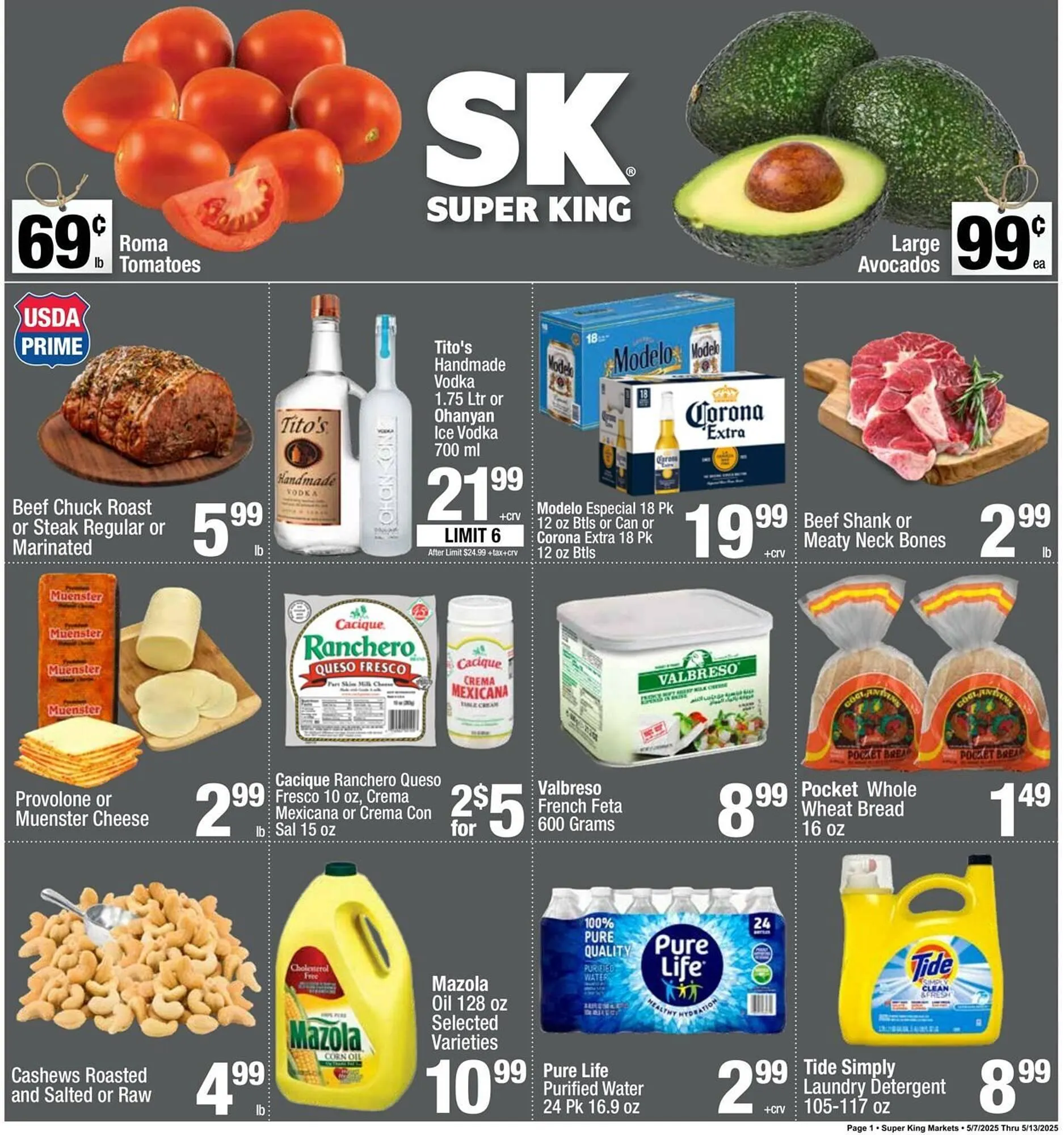 Weekly ad Super King Markets Weekly Ad from May 22 to June 5 2025 - Page 1