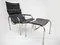 He1106 Lounge Chair with Ottoman by Hans Eichenberger for Strässle, 1978, Set of 2