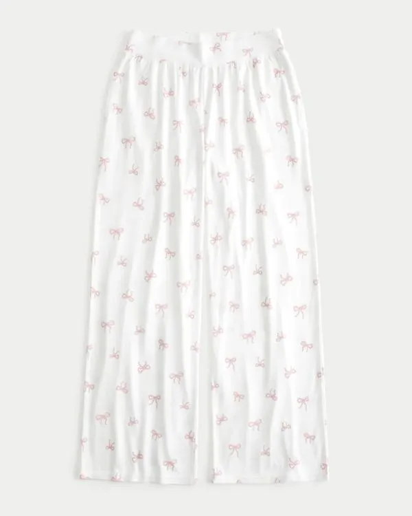 Cozy Wide-Leg Pajama Pants