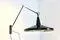 Black No. 4050 Panama Wall Lamp by Wim Rietveld & André Cordemeyer for Gispen, 1950s