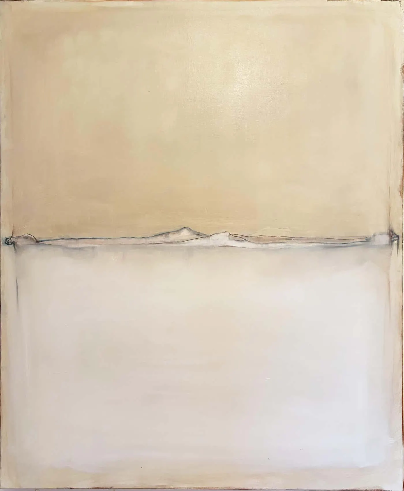 Marilina Marchica White Landscape Unique Abstract Landscape, Marilina Marchica 2025 Made in Italy 2025