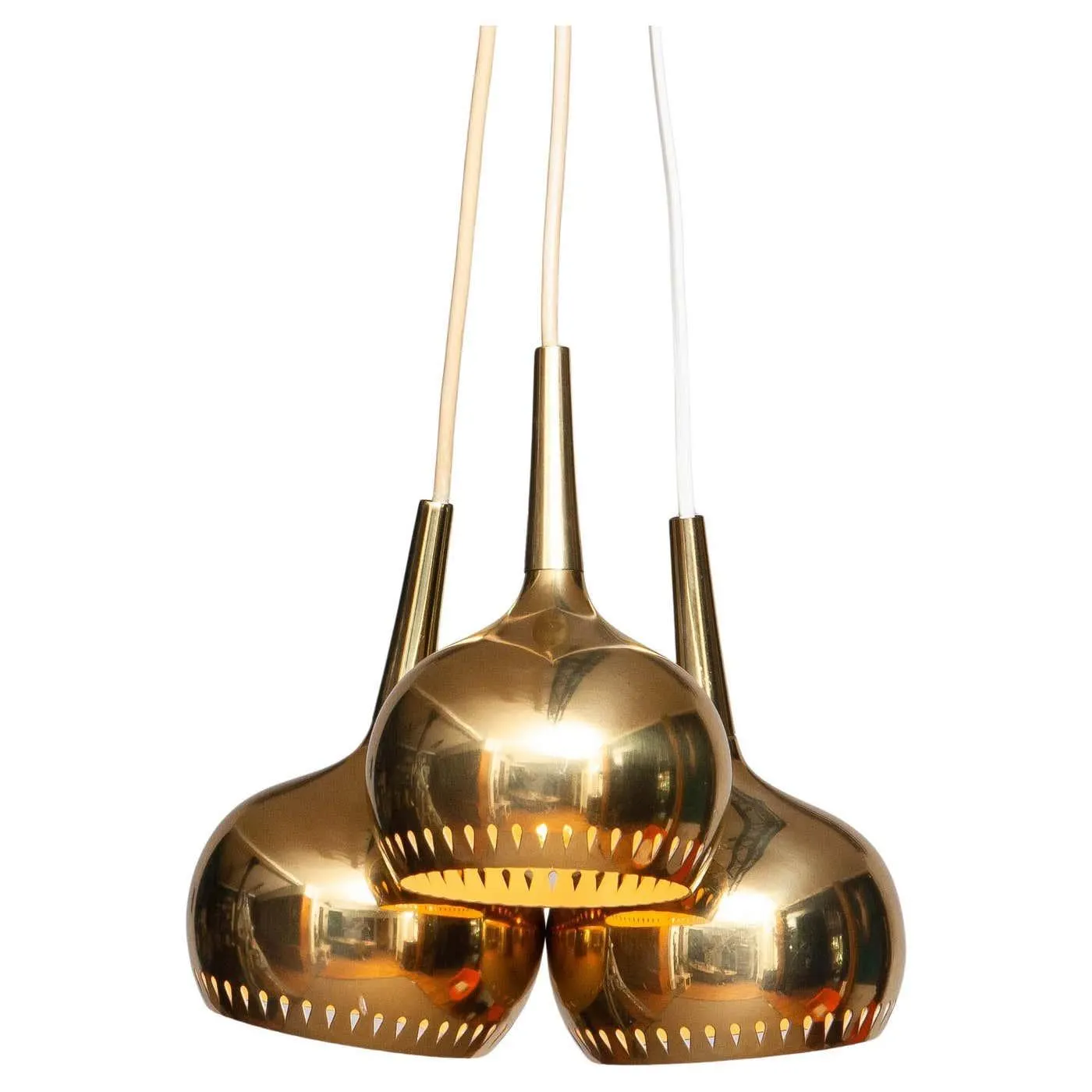 1960s, Set of Three Pendant Lamps by Hans Agne Jakobsson, Sweden