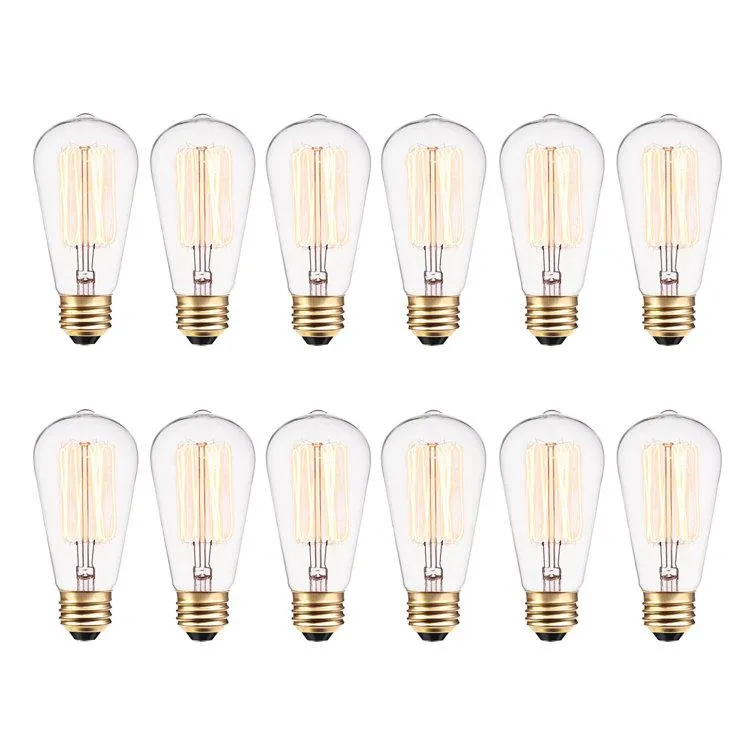 40 Watt Dimmable Clear Bulb (Set of 12)