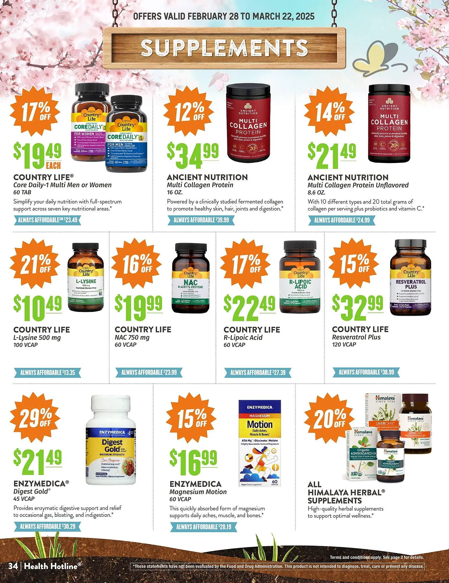 Weekly ad Natural Grocers ad from February 28 to March 22 2025 - Page 34