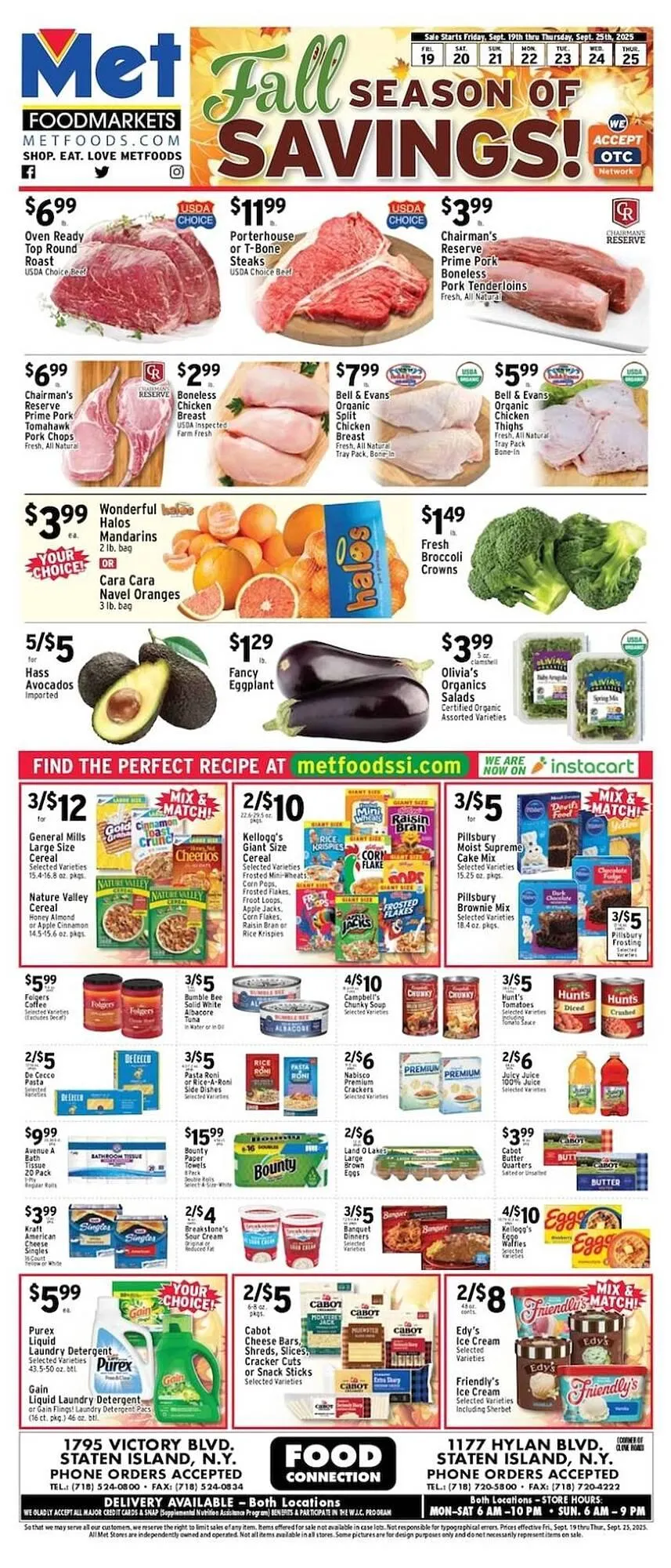 Weekly ad Met Foodmarkets weekly ad from September 19 to September 25 2025 - Page 1
