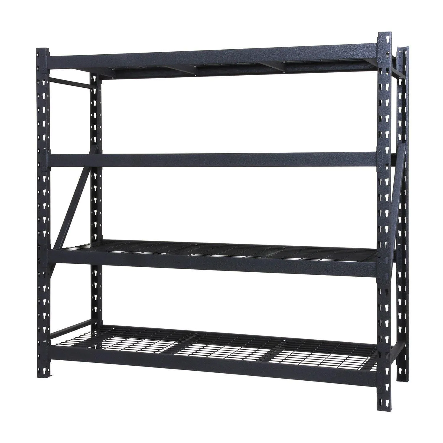 Member's Mark 4 Shelf Industrial Storage Rack, 77" W x 24" D x 72" H