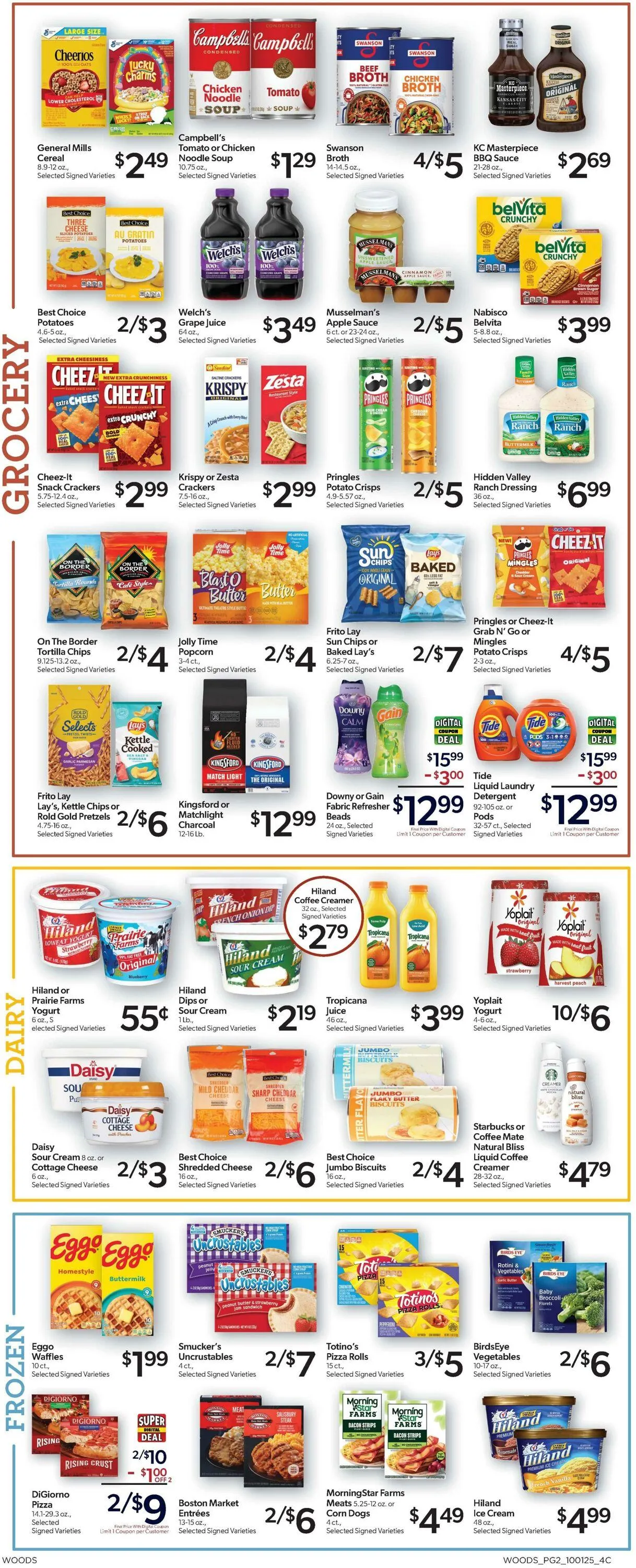 Weekly ad Woods Supermarket from October 1 to October 8 2025 - Page 2