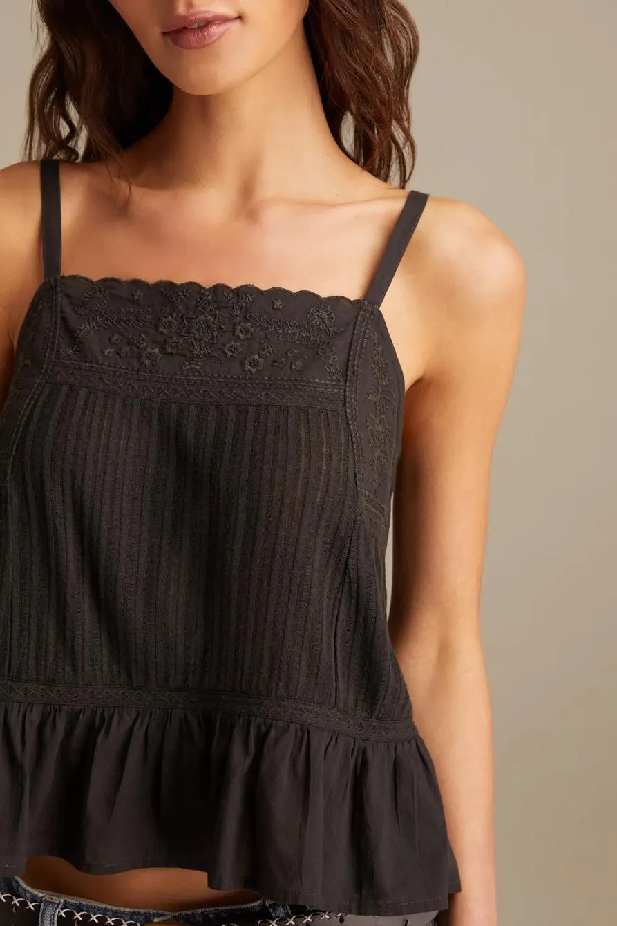 embroidered cami