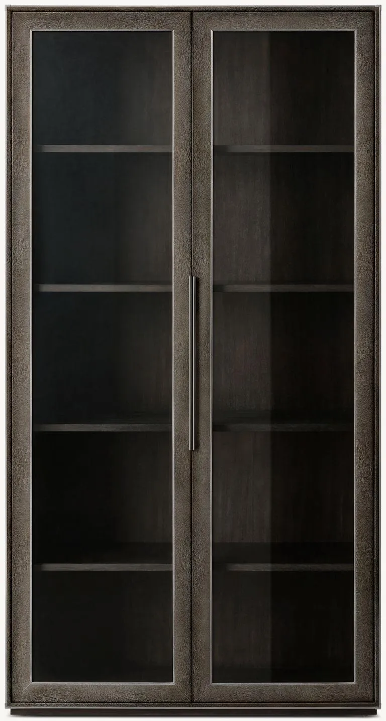 Saunderson Shagreen Glass Cabinet