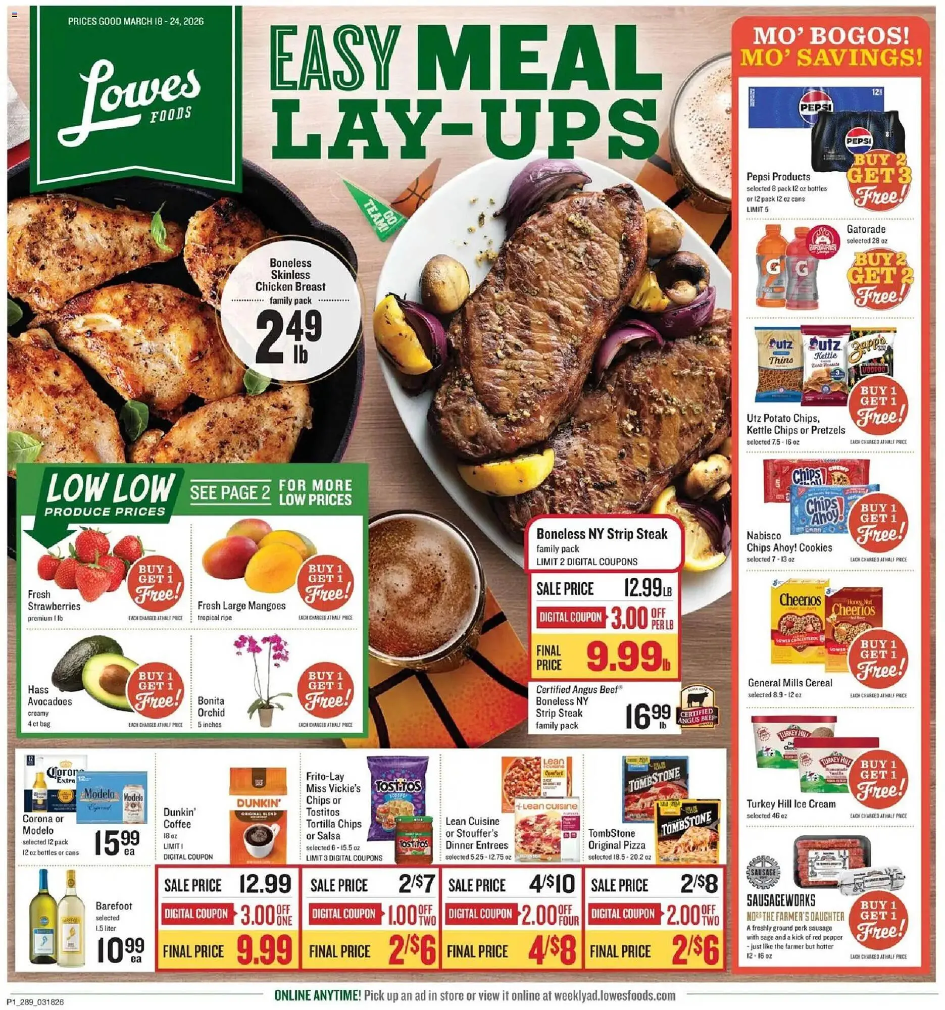 Weekly ad Lowes Foods weekly ad from March 18 to March 24 2026 - Page 1