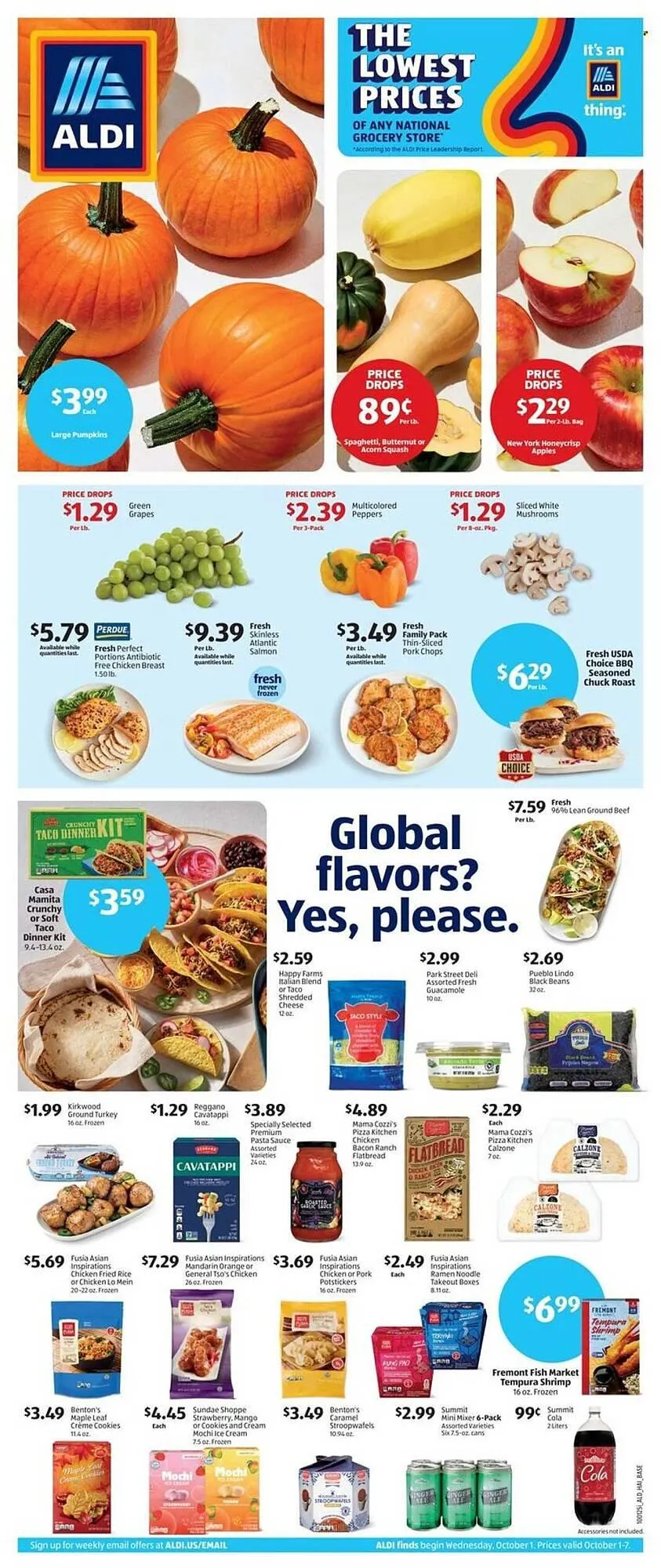 Weekly ad Aldi weekly ad from October 1 to October 7 2025 - Page 1