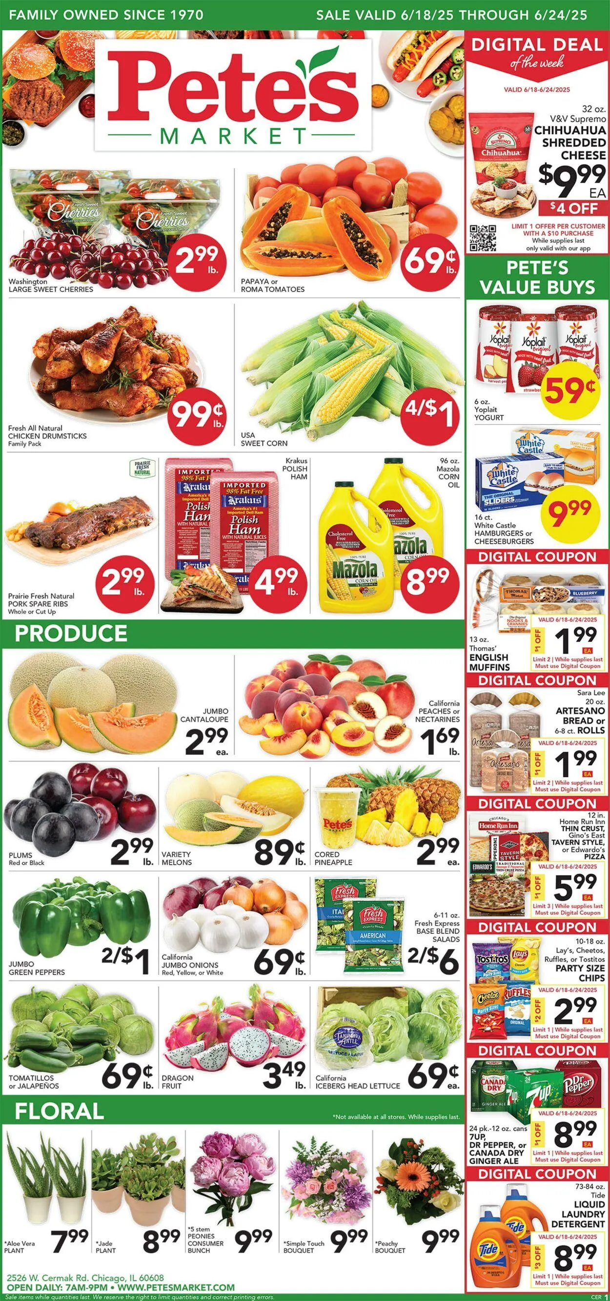 Weekly ad Pete's Fresh Market Current weekly ad from June 11 to June 17 2025 - Page 1