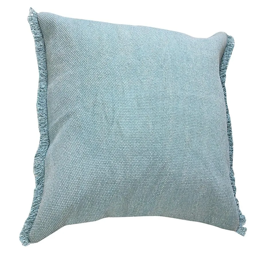 LR Home Neera 20-in x 20-in Corydalis Blue/Light Blue Square Indoor Decorative Pillow