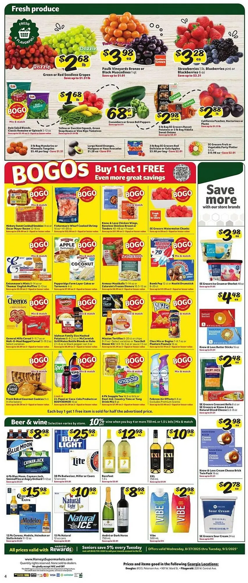 Weekly ad Harveys Supermarkets Weekly Ad from August 27 to September 2 2025 - Page 8