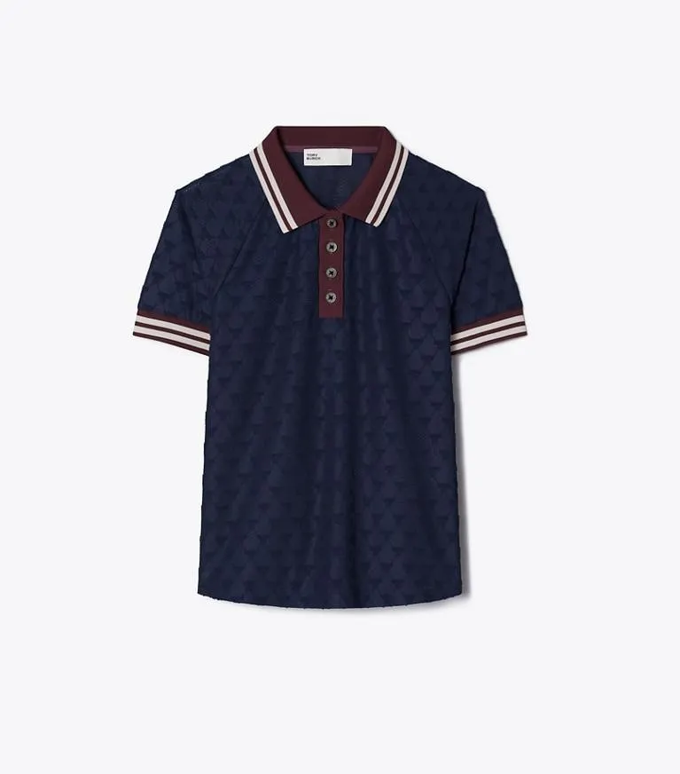 TERRY JACQUARD POLO