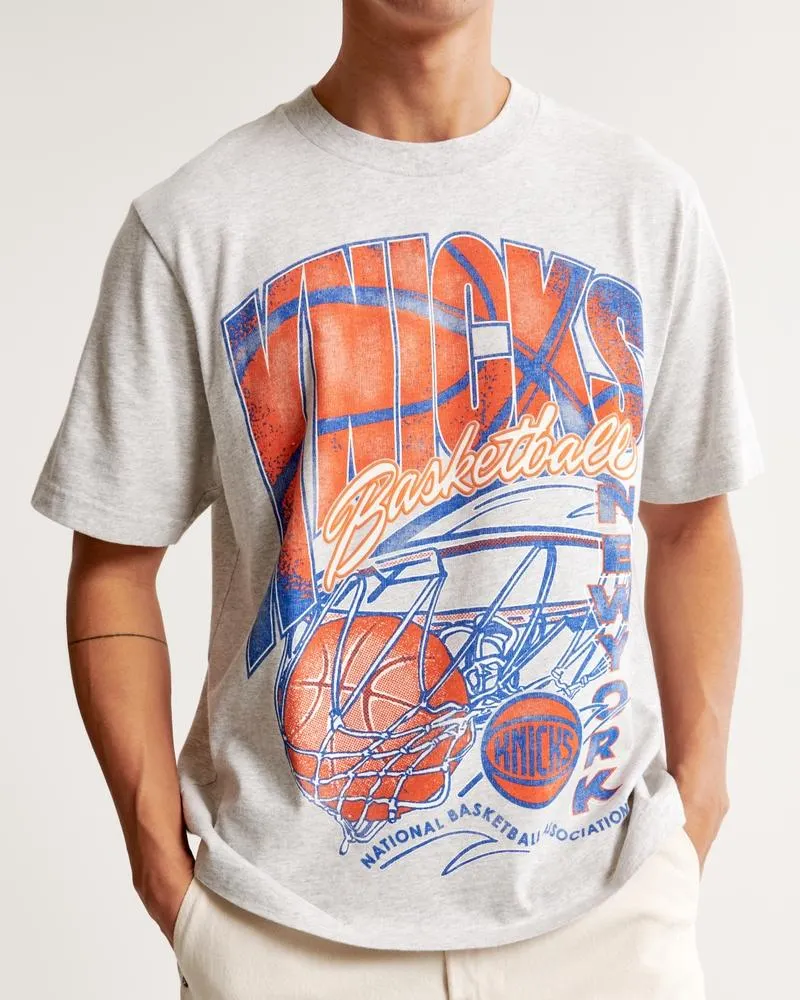 New York Knicks Vintage-Inspired Graphic Tee
