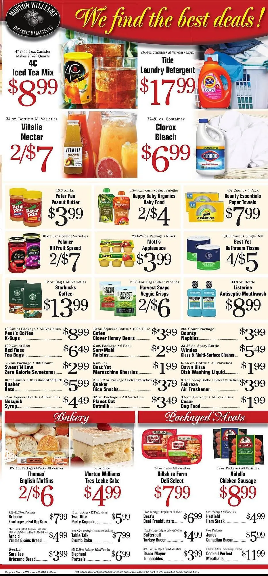 Weekly ad Morton Williams Weekly Ad from August 1 to August 7 2025 - Page 4