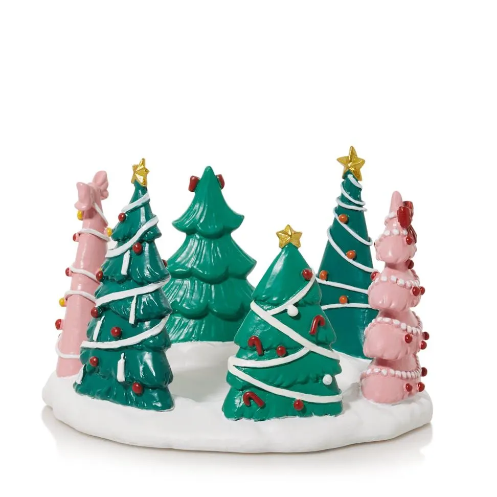 Decorative Trees Resin Holder