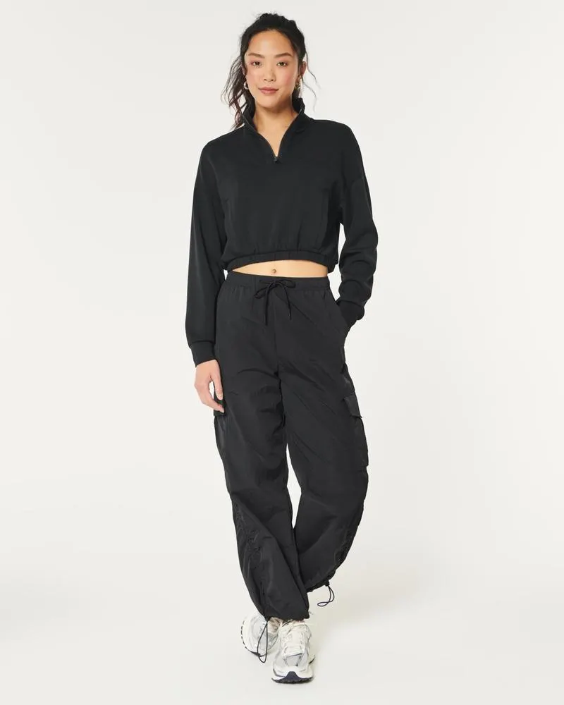 Gilly Hicks Active Cooldown Quarter-Zip Top