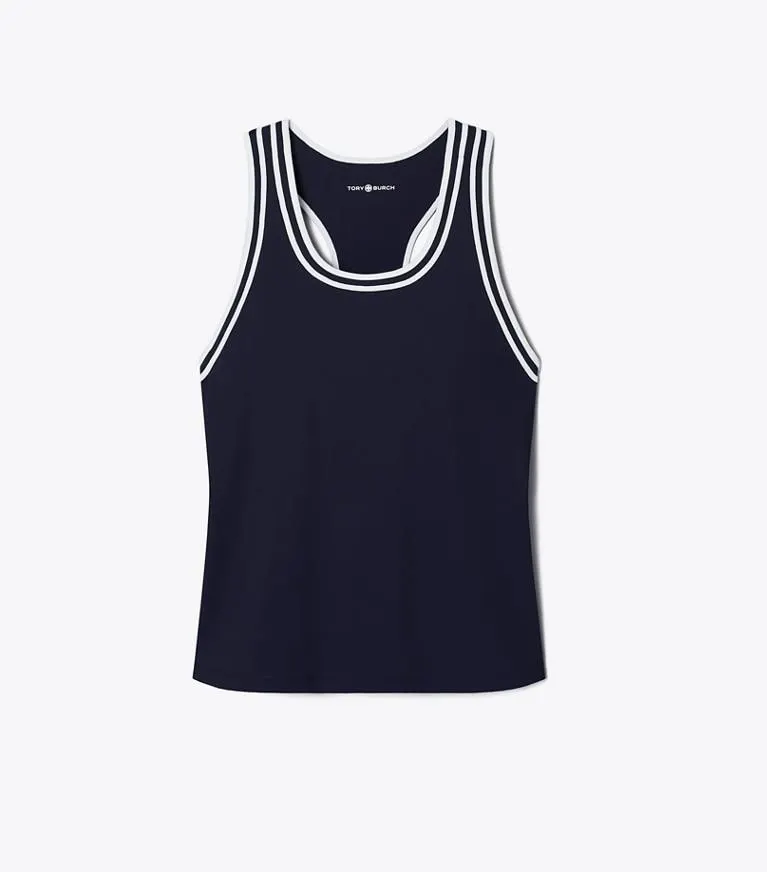 PERFORMANCE JERSEY RACERBACK TENNIS TANK