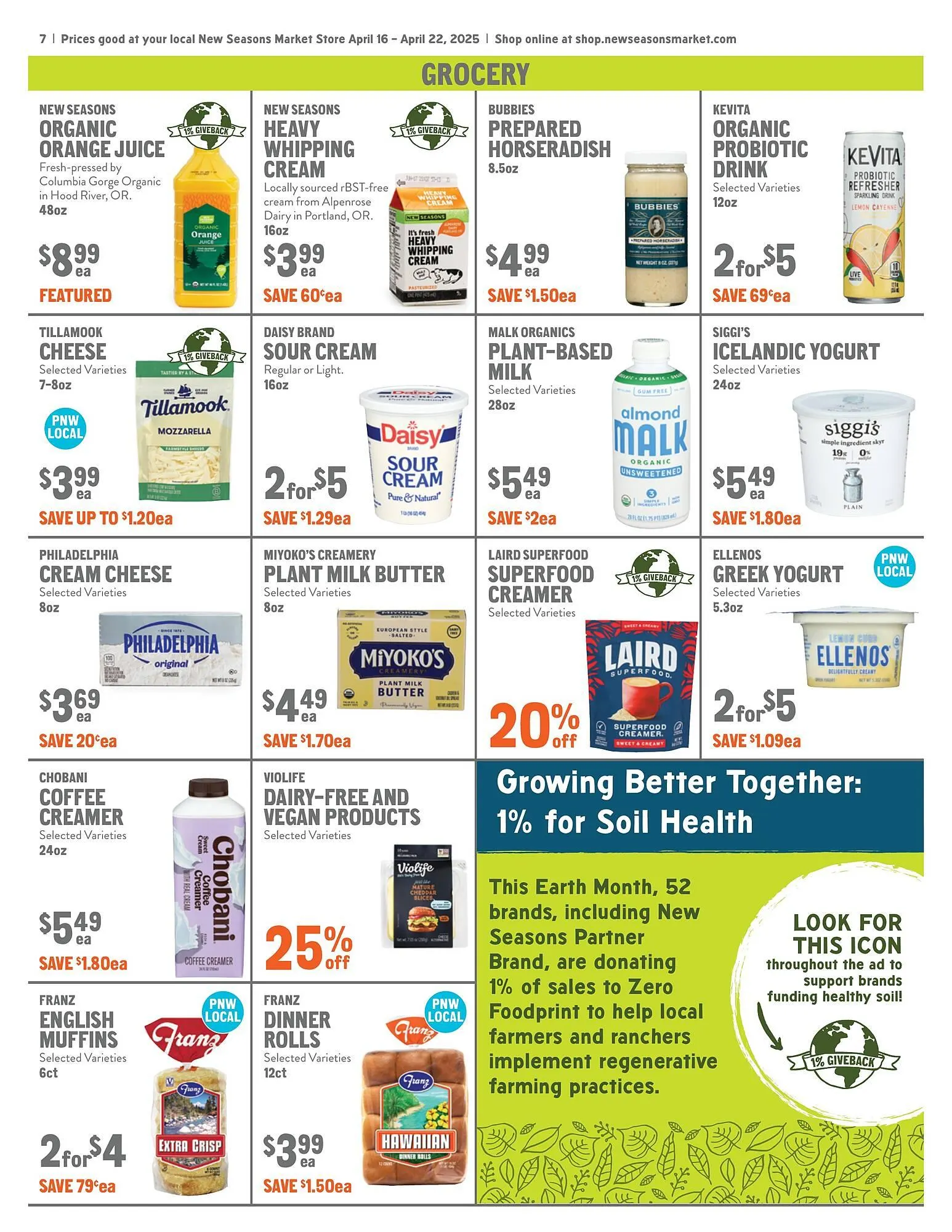 Weekly ad New Seasons Market ad from April 16 to April 22 2025 - Page 7