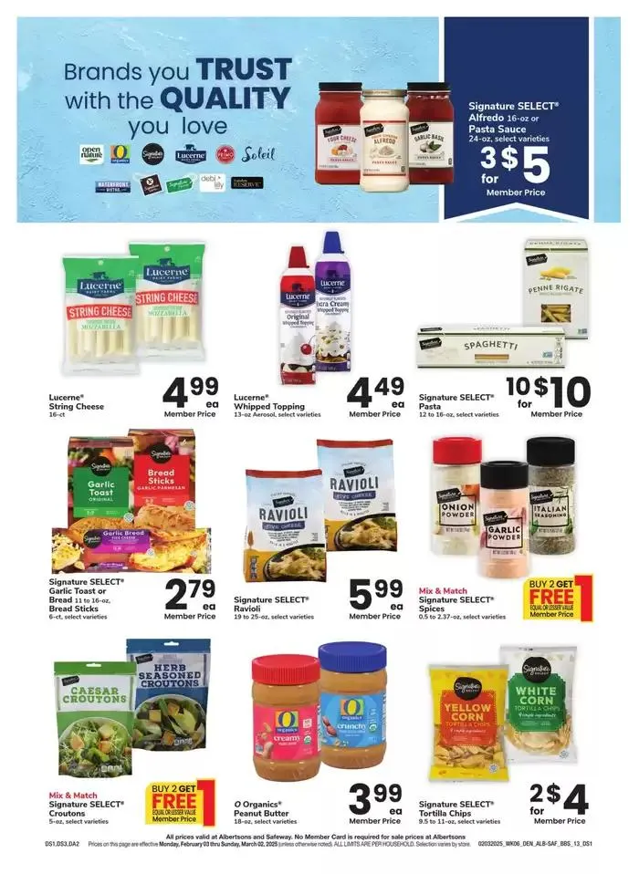 Weekly ad  Albertsons - Denver - BBS from February 3 to March 2 2025 - Page 11